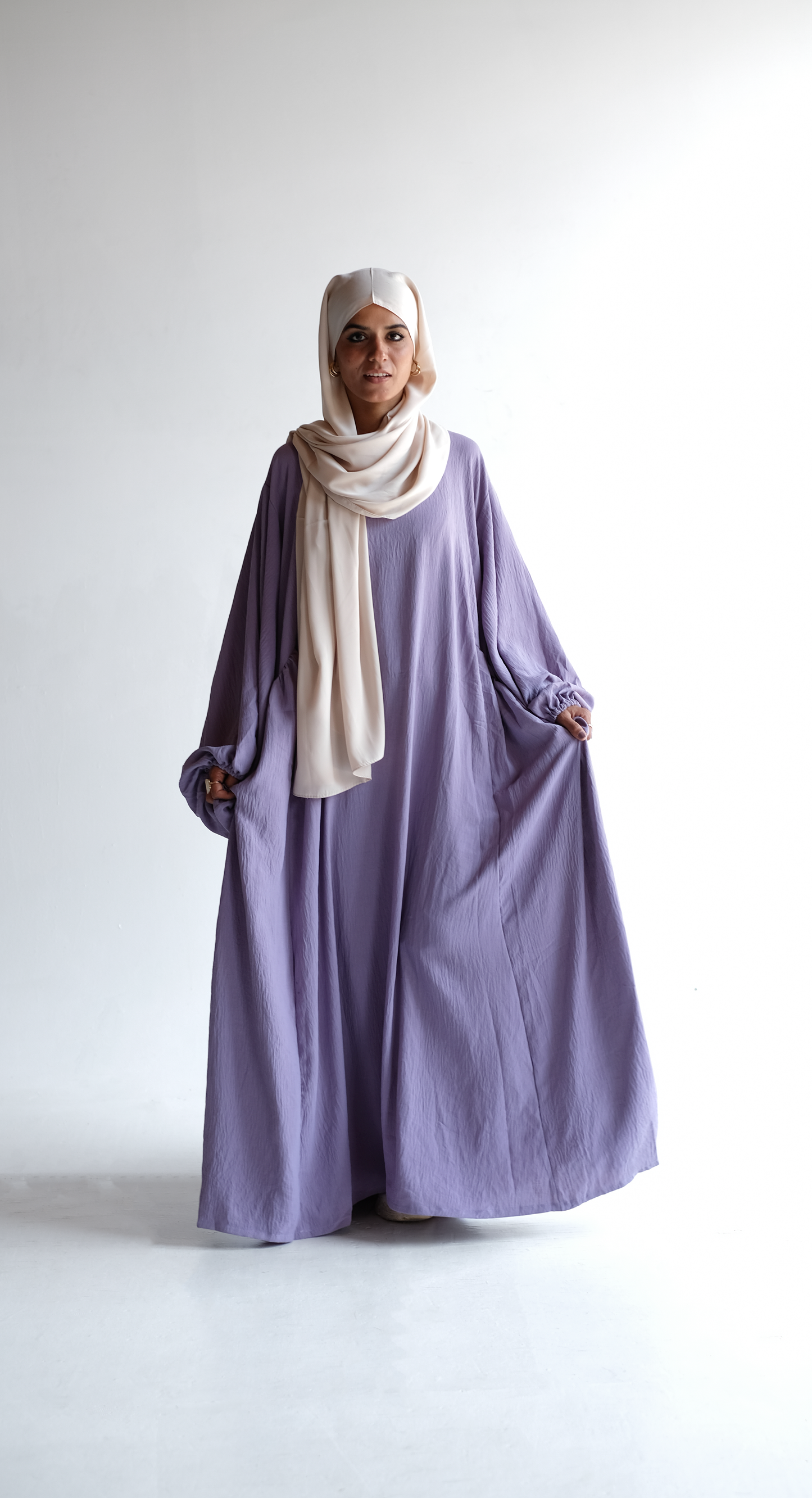 AFRAA ABAYA purple