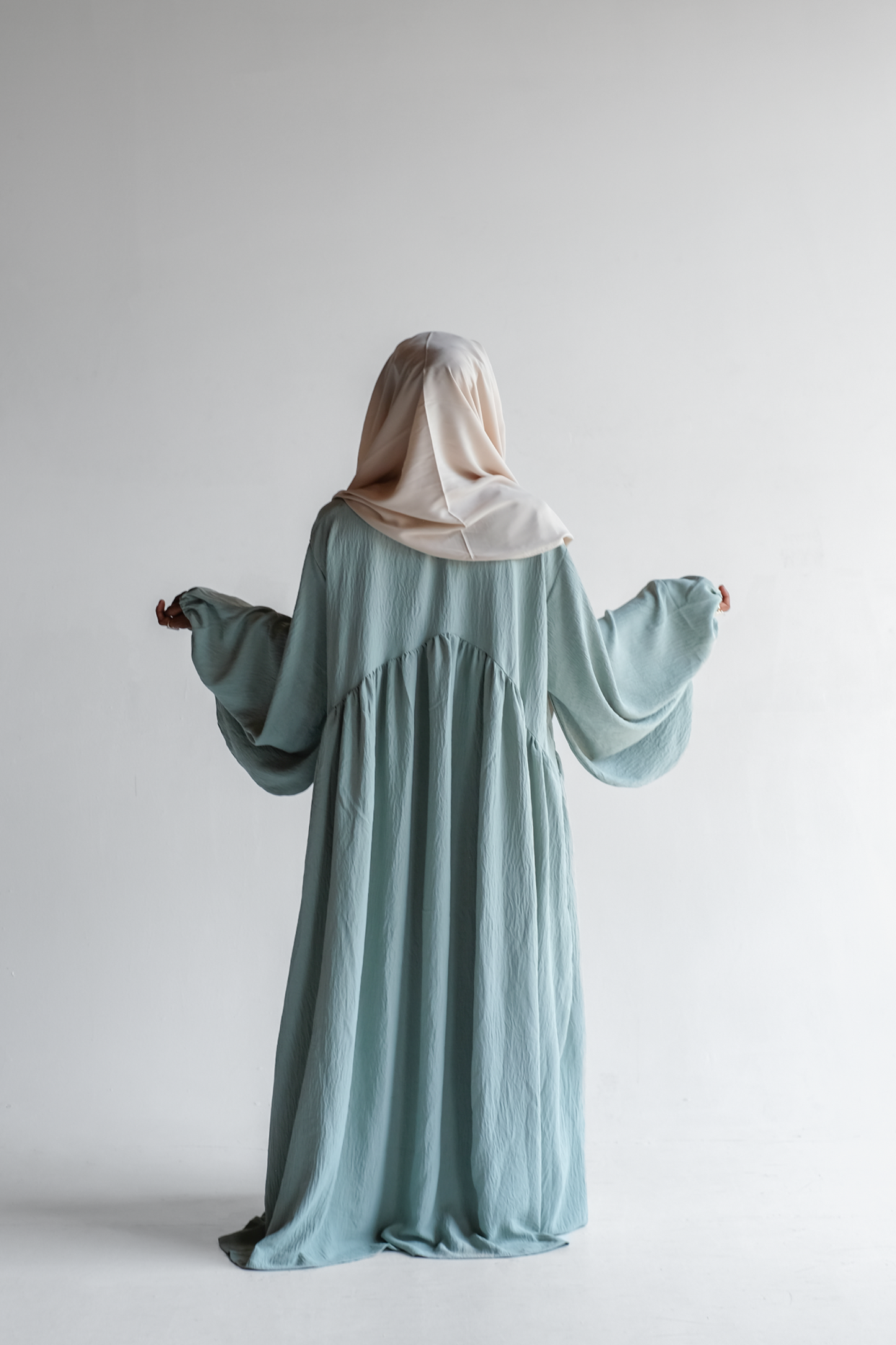 AFRAA ABAYA LIGHT BLUE