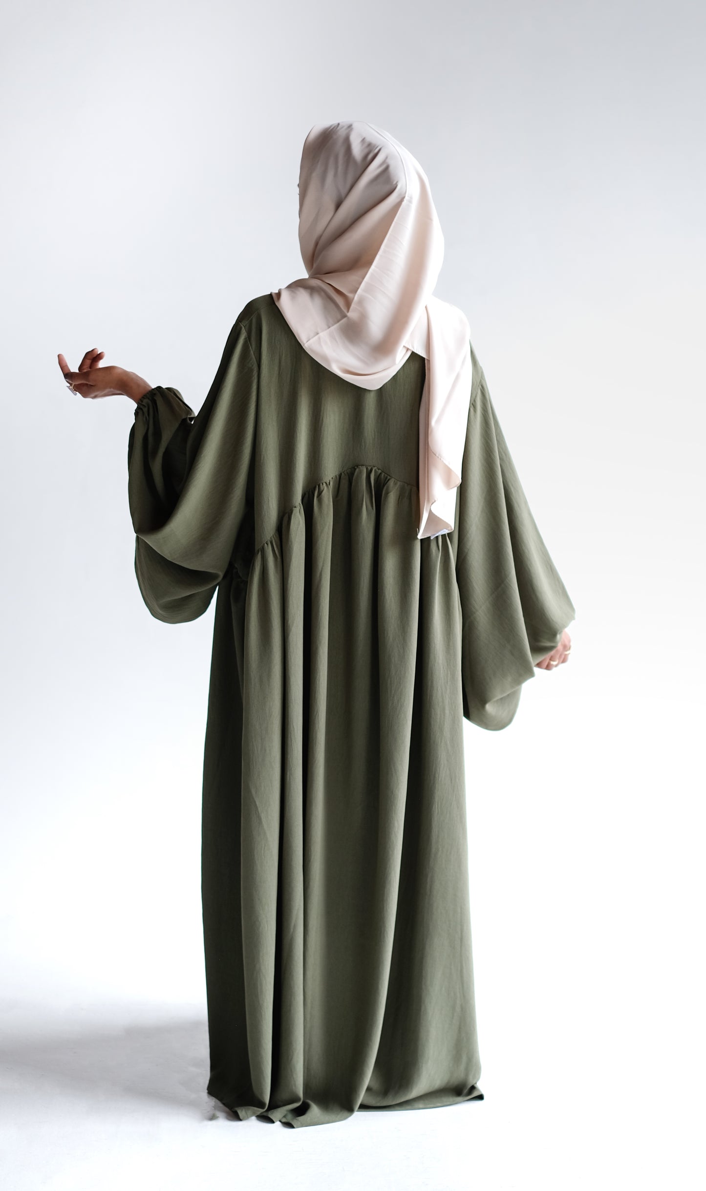 AFRAA ABAYA GREEN